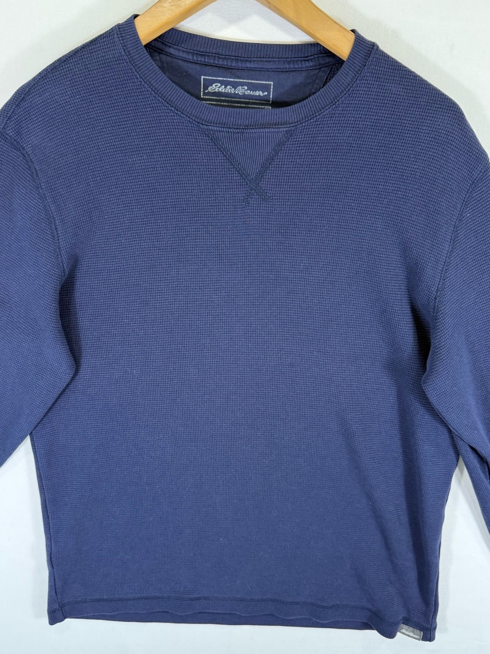 Eddie Bauer Men's Crewneck Sweater in Deep Blue